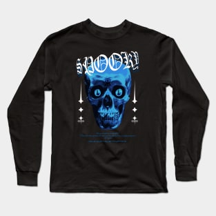 Spooky Skull Long Sleeve T-Shirt